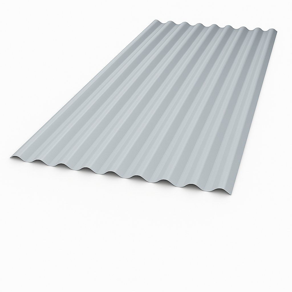 Chapa Prepintada Techo Cal 24 / 0.5mm x 98,6cm Util Trapezoidal - TIS