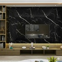 Placa Símil Mármol Negro de 3mm x 1.22m x 2.44m 