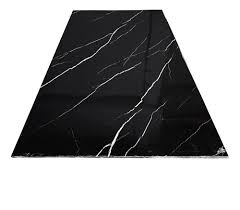 Placa Símil Mármol Negro de 3mm x 1.22m x 2.44m 