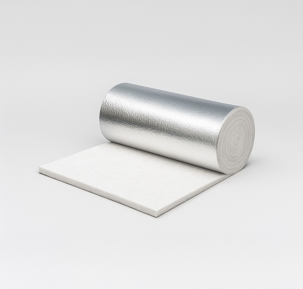 Lana Aislación PET Aluminizada Ecofiber Flex 35mm x 15m2