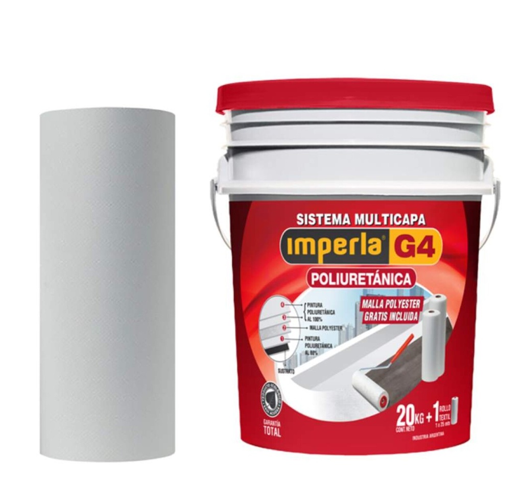 Membrana Liquida Poliurétanica Imperla G4 x 4L - Blanco