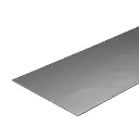 Chapa Lisa 1.2m x 1m - 0.40mm - Cal 26 Prepintada (Negra)