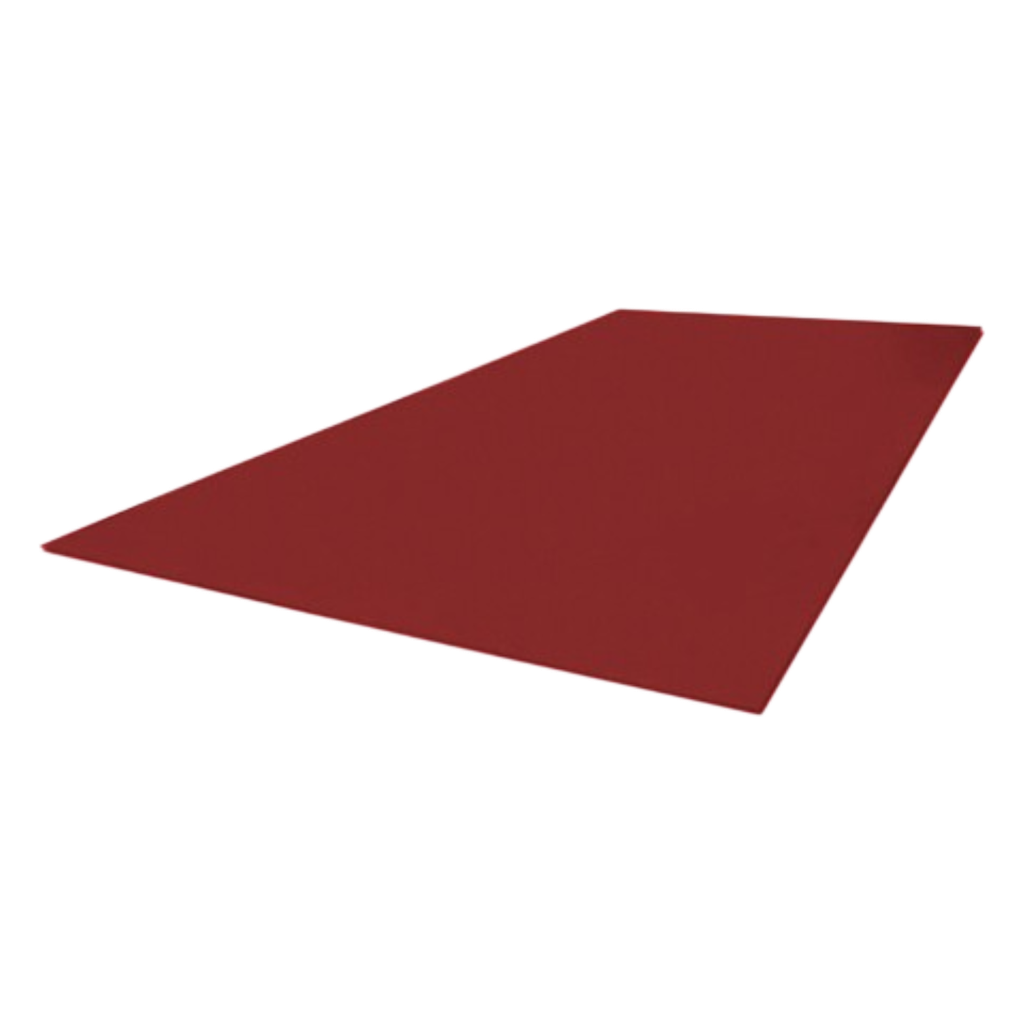 Chapa Lisa Roja 1,2m x 2,5m - 0,5mm