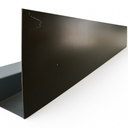 Lateral U Negra para teja Gravillada 9mm x 4mm x 3m