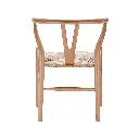 Silla Wishbone Ratán Madera Haya Natural (Res.75.5cm Aci.44.5cm)