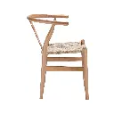 Silla Wishbone Ratán Madera Haya Natural (Res.75.5cm Aci.44.5cm)