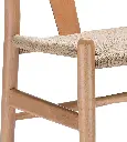 Silla Wishbone Ratán Madera Haya Natural (Res.75.5cm Aci.44.5cm)