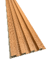 WPC Madera miel - 2.90 m x 16.9 cm x 2.9 cm