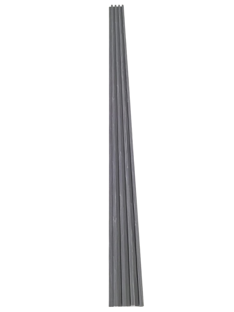 WPC Gris veteado - 2.90 m x 16.9 cm x 2.9 cm