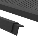 WPC Angulo Interior para Marrón c/Negro x 2.9m Harsen 