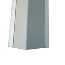 Angulo Iso-Panel Blanco - 40 x 40 x 3m - Interior