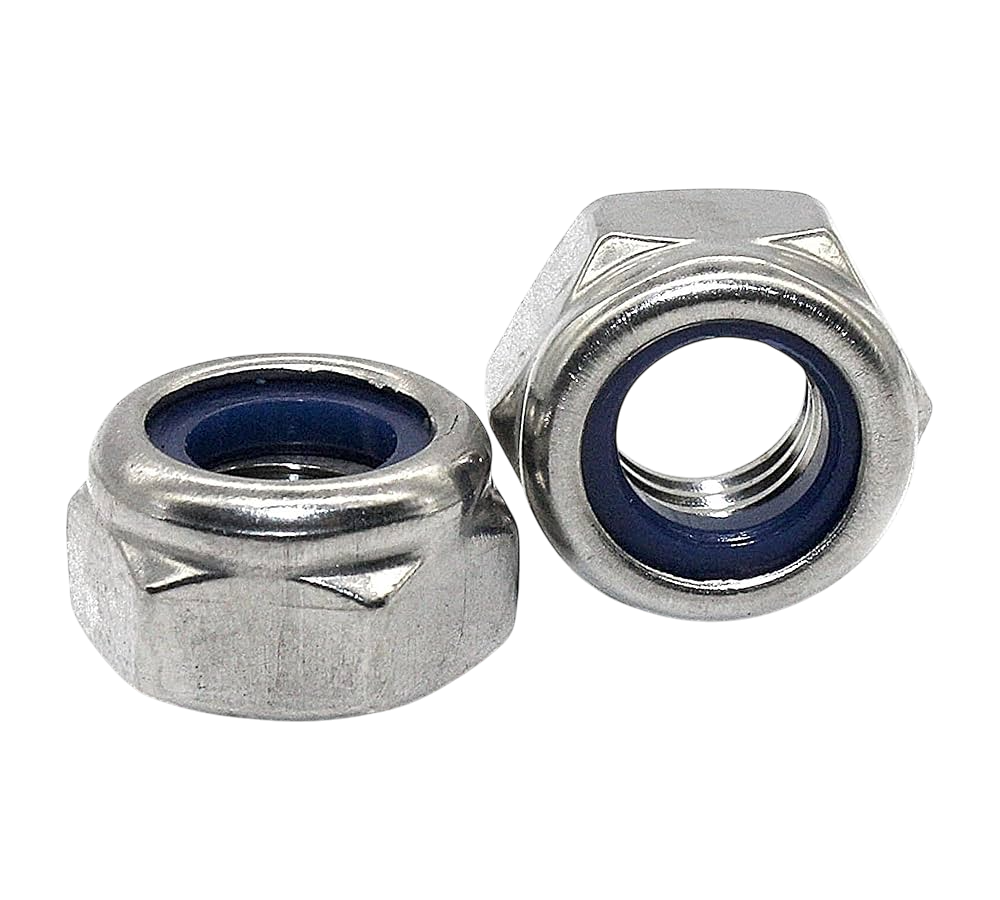Tuerca de Hierro Zincadas 5/16´´ Autoblocantes Freno