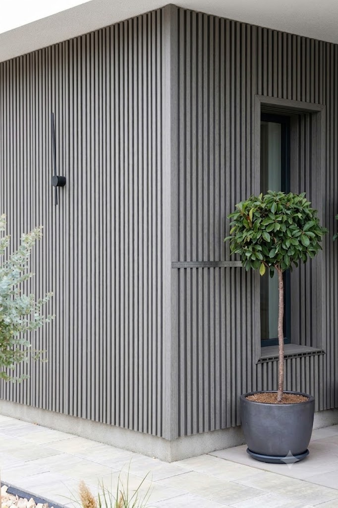 WPC Placa Interior Gris Nuevo - 2.90 m x 16.9 cm x 2.9 cm Harsen