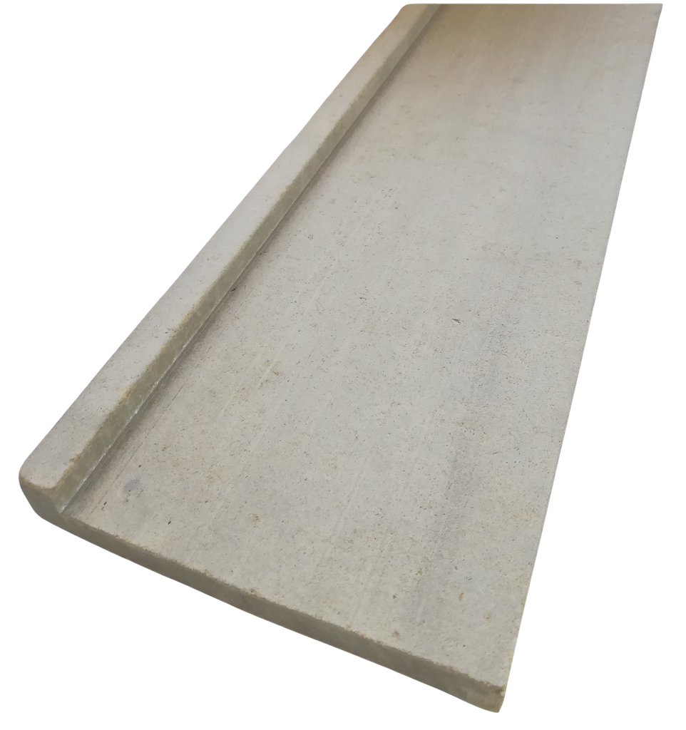 Antepecho Mocheta Fibrocemento P/Ventanas 2,44m x 185mm x 22mm