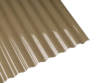Policarbonato Ondulado Bronce Ancho Util 1,16 m x 3,05m x 0,8mm
