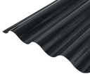 Policarbonato Ondulado Negro M. Ancho Util 1,16m x 4,5m x 0,8mm