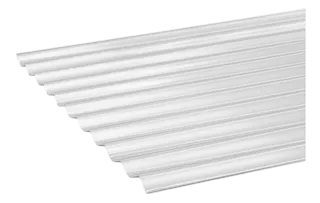 Policarbonato Ondulado Opal Ancho Util 1,16m x 3,66m x 0,8mm