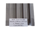 WPC Gris Veteado WF15 2.90 m x 16.9 cm x  24mm x 2cm