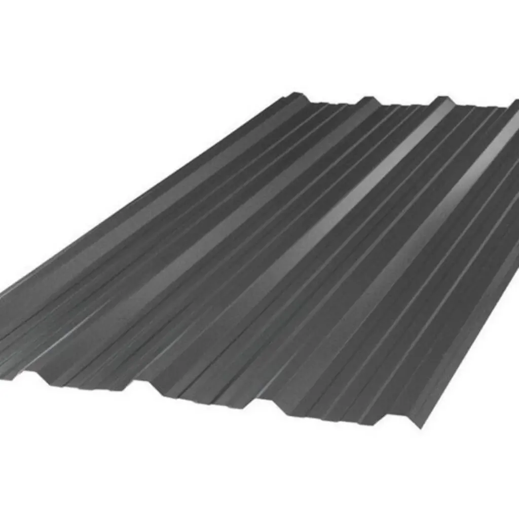Chapa Trapezoidal Prepintada Gris Cal 26 Util 1m AGP
