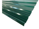 Chapa Trapezoidal Prepintada Verde - Cal 26 Util 1m