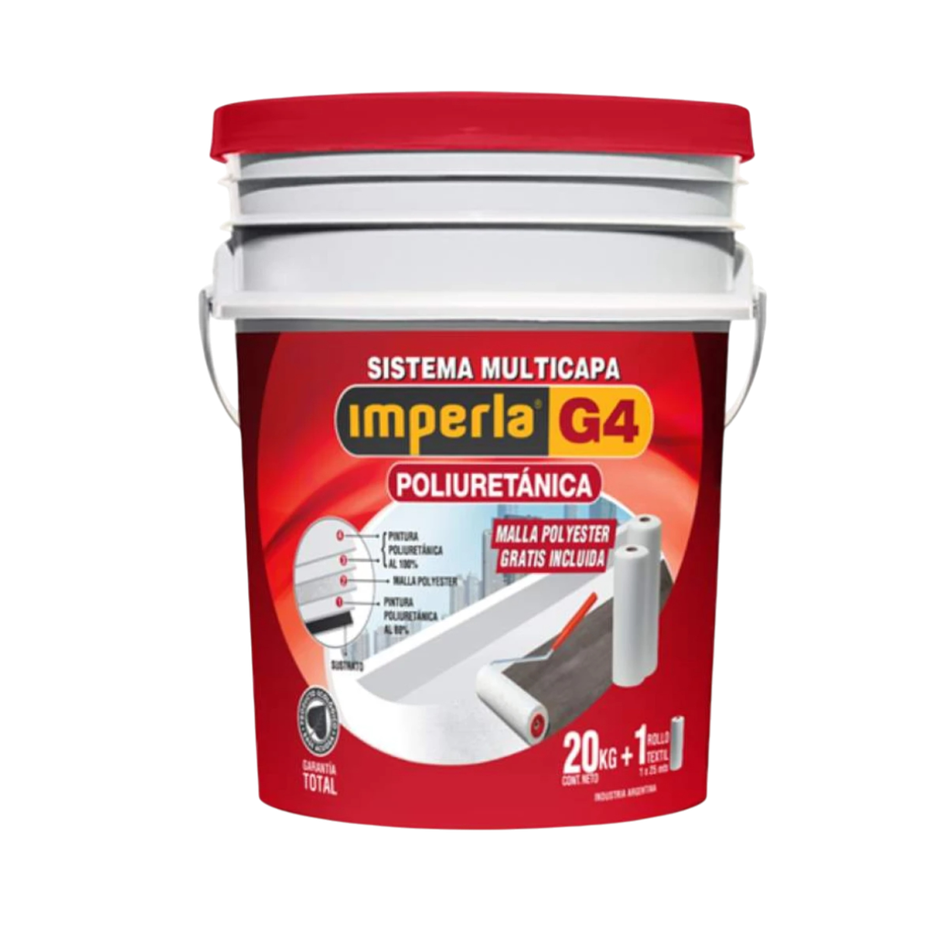 Membrana Liquida Poliuretanica Imperla G4 - 4L Terracota