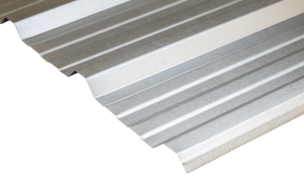 Chapa Trapezoidal Aluminizada Cal 26/0.40mm 1m útil x ML AGP