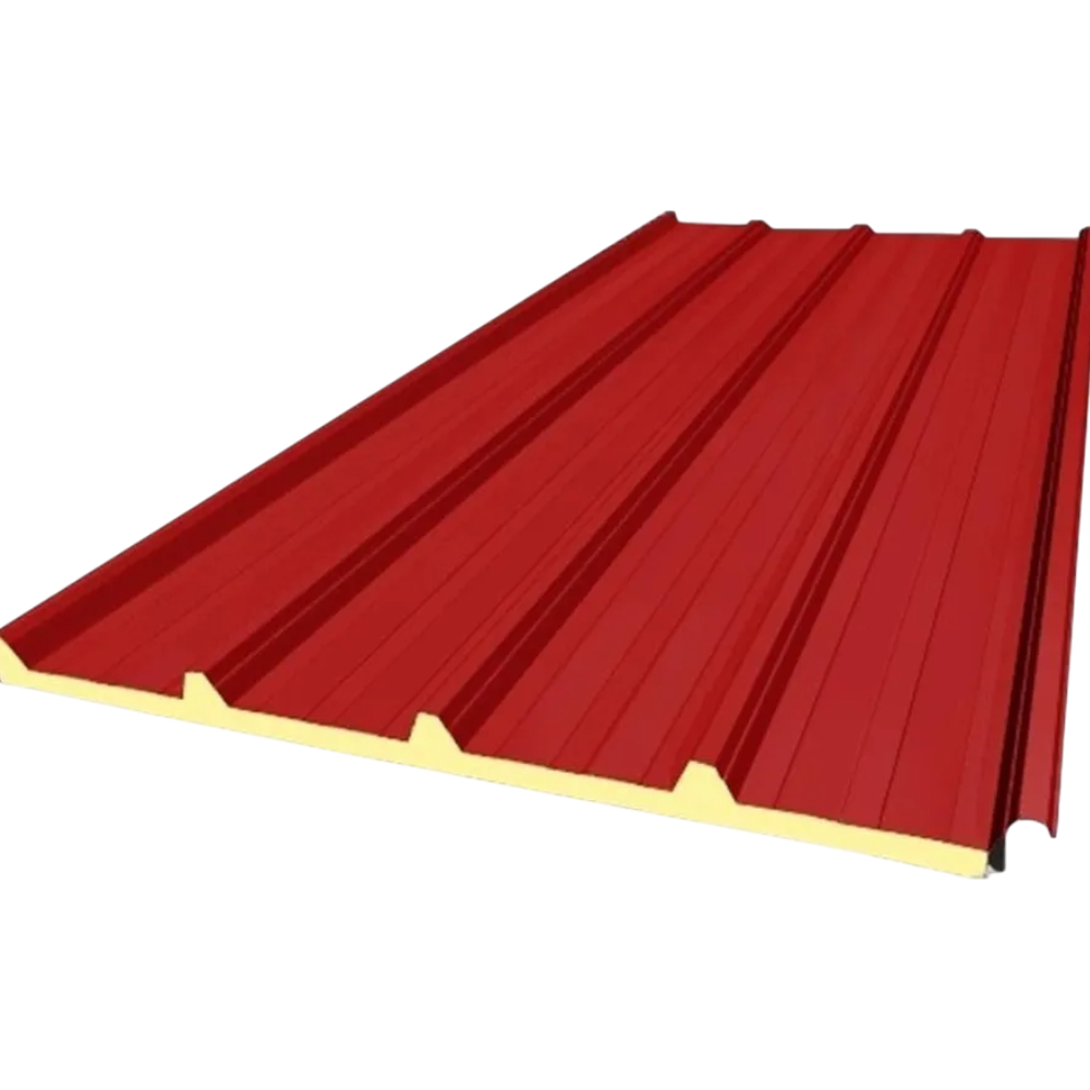 Iso-Panel - Techo 75mm/105mm - Trapezoidal Rojo ML