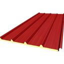 Iso-Panel - Techo 75mm/105mm - Trapezoidal Rojo ML