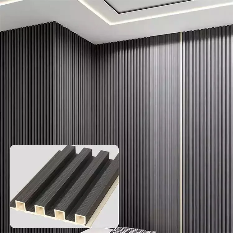 Revestimiento WPC Interior Marrón C/Negro 2.90m x 16.9cm x 2.9cm Harsen