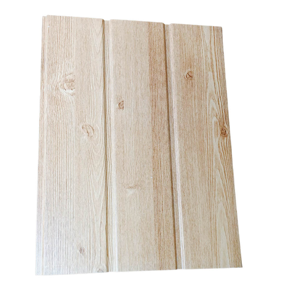 PVC Cielo Raso Madera 9mm x 25cm x 5.95m Rígido