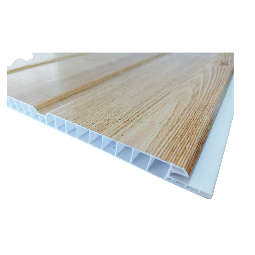 PVC Cielo Raso Madera 9mm x 25cm x 5.95m Rígido