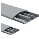 Ducto p/Piso Gris 7.5x1.7 cm x 2 mtrs. c/2 Tabiques Hellermann Precio Por Ducto 