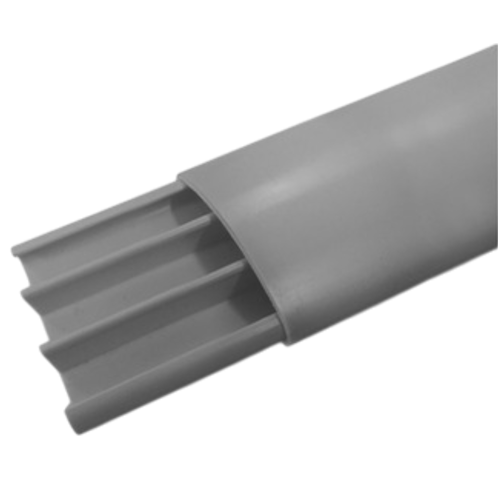 Ducto p/Piso Gris 7.5x1.7 cm x 2 mtrs. c/2 Tabiques Hellermann Precio Por Ducto 