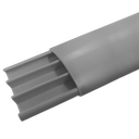 Ducto p/Piso Gris 7.5x1.7 cm x 2 mtrs. c/2 Tabiques Hellermann Precio Por Ducto 