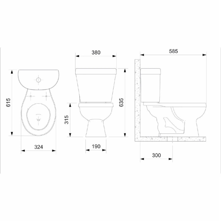 Inodoro Niño Largo Blanco