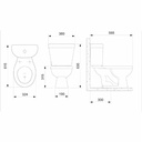 Inodoro Niño Largo Blanco