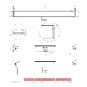 Rejilla Desagüe de Piso Lineal Ducha 60cm Selen 