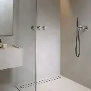 Desagüe Lineal Para Insertar Baldosa de 80cm Salida Horiz. 50mm Inoxidable