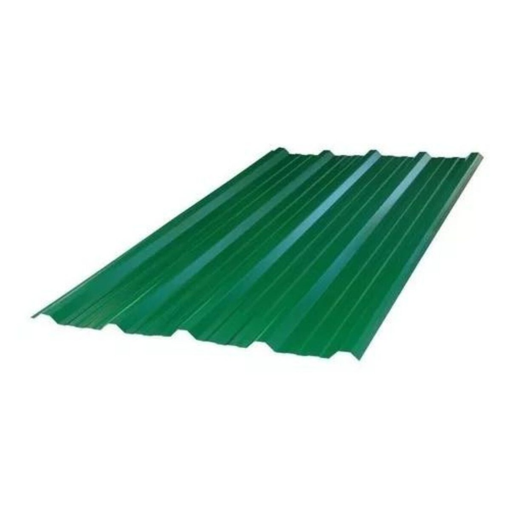 Chapa Trapezoidal Prepintada Terracota - Cal 26 Util 1m