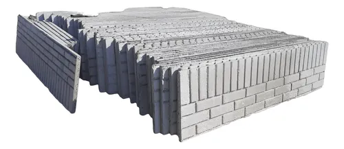 Placa Muro Hormigón 2m x 33cm x 40mm - Simil Ladrillo