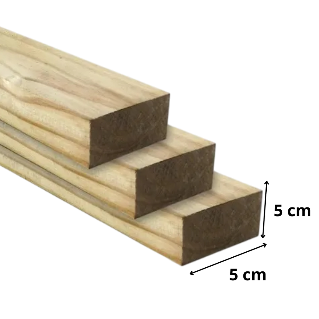 Alfajía Tirante Madera Pino CCA 2'' x 2'' x 4m 2279614