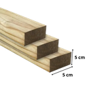 Alfajía Tirante Madera Pino CCA 2'' x 2'' x 4m 2279614