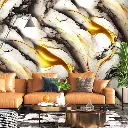 Revestimiento Bambu - Mármol Premium Hades 1.22m x 2.44m  x 5mm