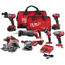 Combo De 7 Herramientas M18 FUEL (C/2 Bat. 5.0 Ah y Carg) 3697-27 Milwaukee