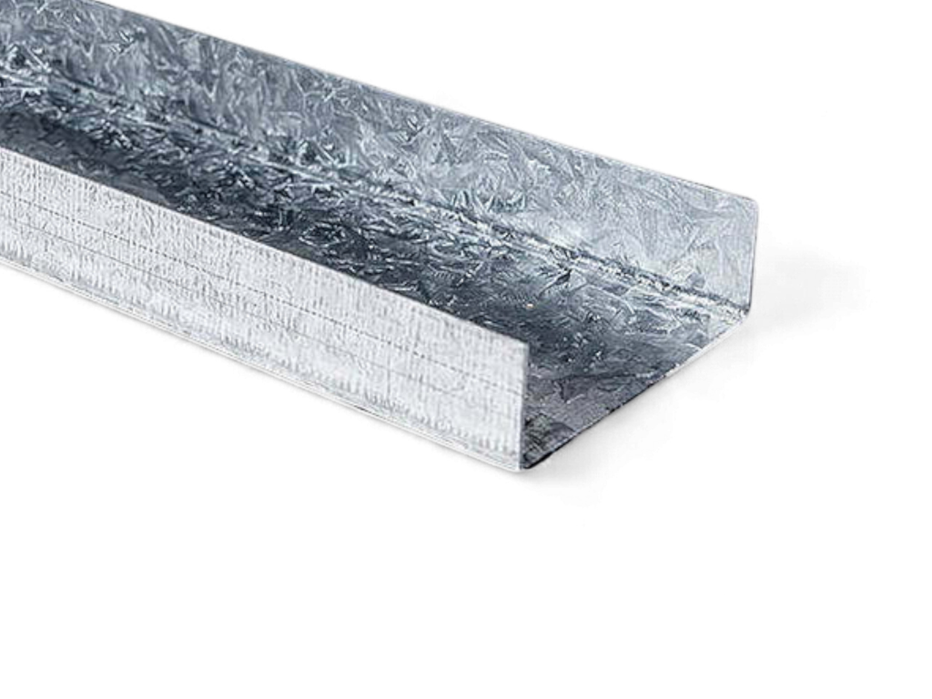 TBA PGU 100 mm x 6 m - 0.95 mm / Cal 20 Solera Estructural Galvanizado