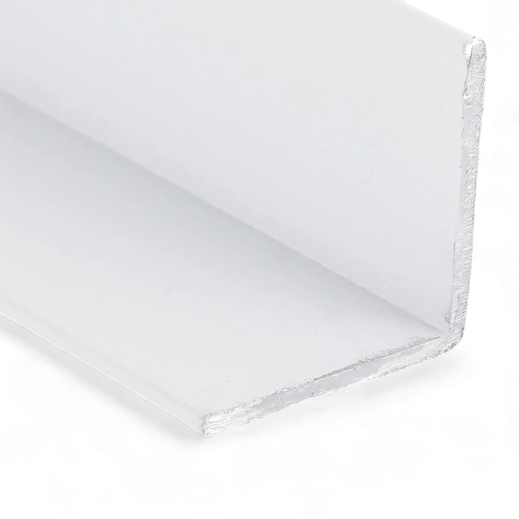 Angulo Aluminio Escuadra Armado 50 x 50mm x 2.7mm x 6.8 Blanco