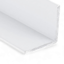 Angulo Aluminio Escuadra Armado 50 x 50mm x 2.7mm x 6.8 Blanco
