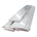 Planchuela Aluminio 20mm x 3mm -6.4m Blanco