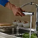 Griferia De Mesada Cocina Monocomando Cromo Arona Aqualia - KAI-9310D-2-COCINA
