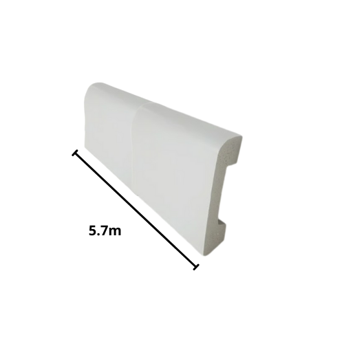Zocalo PVC Arqui 585 - 70mm x 15mm x 5,7m - Color H02